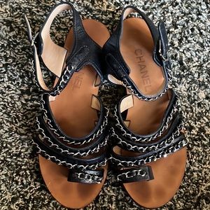 Chanel leather Sandals